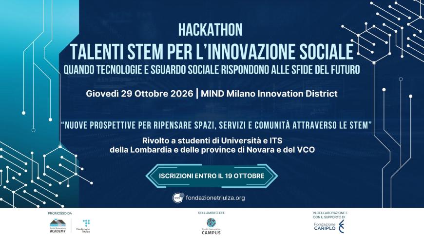 Hackathon Talenti STEM per l’Innovazione Sociale