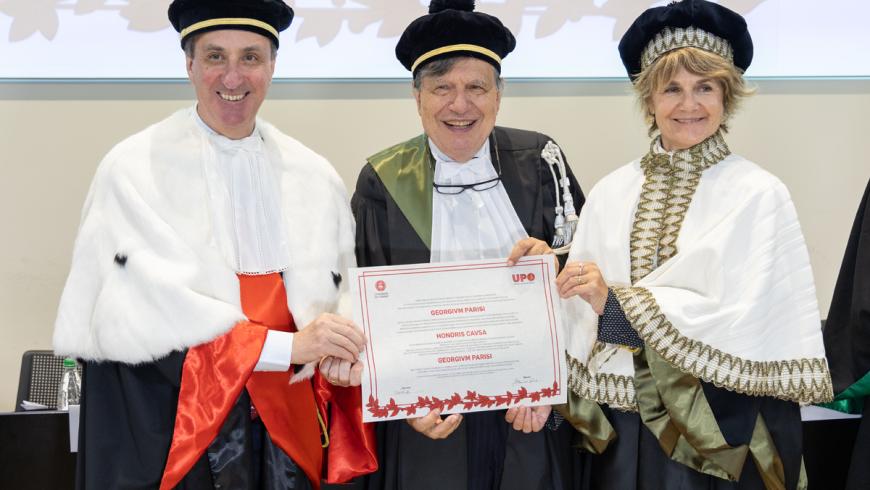 Laurea honoris causa a Giorgio Parisi